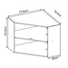 Armario Aereo Canto Obliquo 3007x1 Nicioli