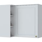 Armário Aéreo Canto Reto 01 Porta Americana Henn - Branco Hp