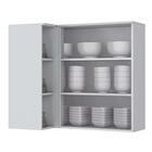 Armário Aéreo Canto Reto 100% Mdf Americana C359 Henn