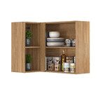 Armário Aéreo Canto Reto 1 Porta 90cm Firenze Demóbile