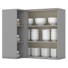 Armário Aéreo Canto Reto 1 Porta Americana - Móveis Henn