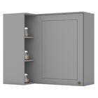 Armário Aéreo Canto Reto 1 Porta Americana - Móveis Henn