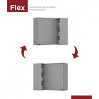 Armário Aéreo Canto Reto 1 Porta Americana - Móveis Henn