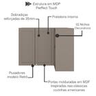 Armario Aereo Canto Reto 2 Portas 95cm 12535 Unna Pln