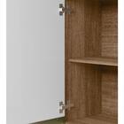 Armario Aereo Canto Reto 2 Portas Em Mdf Kali Premium 12213x6