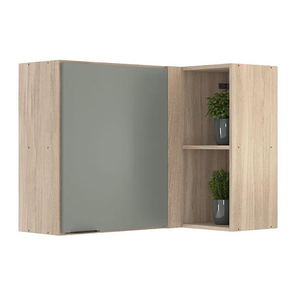 Armário Aéreo Canto Reto Firenze 1 Porta - Demóbile