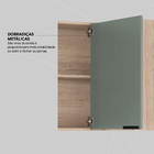 Armário Aéreo Canto Reto Firenze 1 Porta - Demóbile