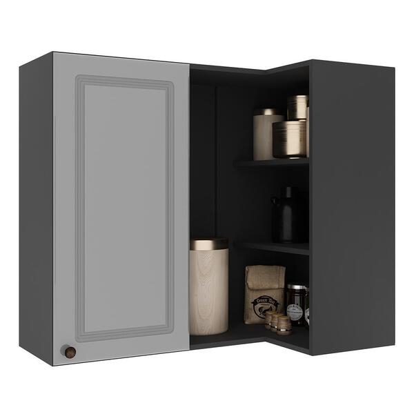 Armário Aéreo Canto Reto Firenze 1 Porta - Indékes