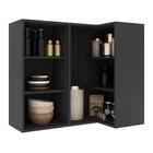 Armário Aéreo Canto Reto Firenze 1 Porta - Indékes