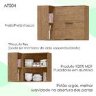 Armario Aereo Canto Reto Mdf 98 Cm Tosc At004 Mxm