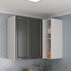 Armário Aéreo Canto Reto Soho Cabecasa Madeiraoriginals Branc