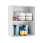 Armário Aéreo Celeste Kappesberg 100% Mdf 1 Porta Branco/nogu