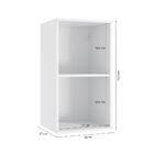 Armário Aéreo Celeste Kappesberg 100% Mdf 1 Porta Branco/nogu