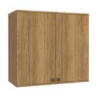 Armário Aéreo Celeste Kappesberg 100% Mdf 2 Portas Nogueira 8