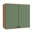 Armário Aéreo Celeste Kappesberg 100% Mdf 2 Portas Nogueira/v