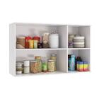 Armário Aéreo Celeste Kappesberg 100% Mdf 3 Portas Branco 120