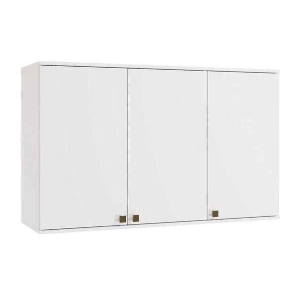 Armário Aéreo Celeste Kappesberg 100% Mdf 3 Portas Branco 120