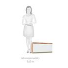 Armário Aéreo Chardonnay 1 Pt Castanho E Branco