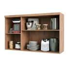 Armário Aéreo Chardonnay 3 Pt Castanho E Branco