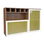 Armário Aéreo Cheff Master I 2 Pt Tannah E Branco