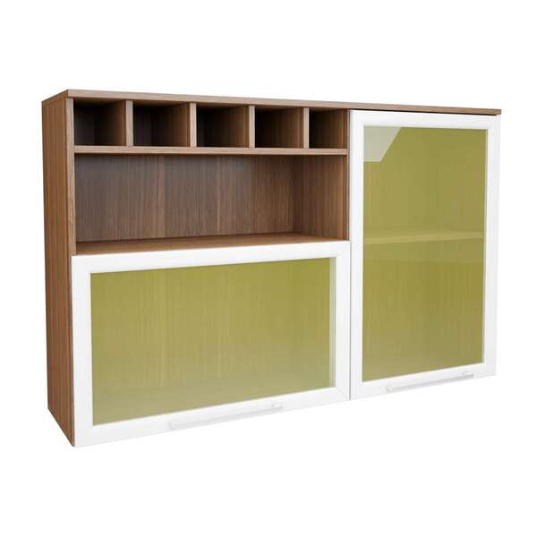 Armário Aéreo Cheff Master I 2 Pt Tannah E Branco