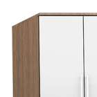 Armário Aéreo Cheff Master Iii 2 Pt Tannah E Branco