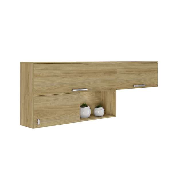 Armário Aéreo Clean Ii 3 Pt Nogueira