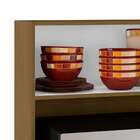 Armário Aéreo Com 1 Porta Com Nicho Para Microondas Evidence