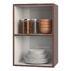 Armário Aéreo Com 1 Porta E Prateleira Evidence Amêndoa Polim