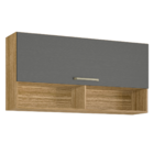 Armário Aéreo Com 1 Porta India Freijó Gris