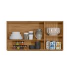 Armário Aéreo Com 2 Portas Nature Off White Jade Shop Jm