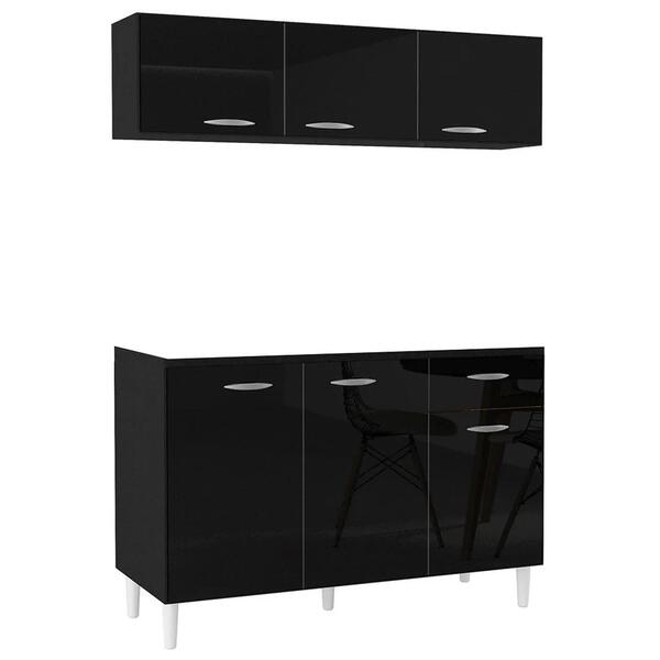 Armário Aéreo Com Balcão Gabinete De Pia 120cm Sem Tampo Clas