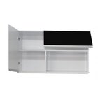 Armário Aéreo Com Nicho 2 Portas 100cm Montebello Móveis Bona