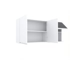 Armário Aéreo Com Nicho 3 Portas  150cm  Branco/preto