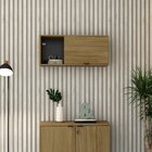 Armário Aéreo Com Nicho E Porta Basculante 35cm X 80cm X 35cm