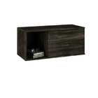 Armário Aéreo Com Nicho E Porta Basculante 35x80x35cm Carvalh