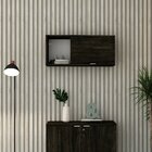 Armário Aéreo Com Nicho E Porta Basculante 35x80x35cm Carvalh