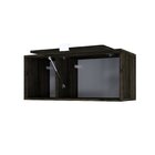 Armário Aéreo Com Nicho E Porta Basculante 35x80x35cm Carvalh