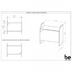 Armário Aéreo Com Porta Soul Carvalho Mel - Be Mobiliário