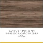 Armário Aéreo Condessa 2 Pt Branco E Nogal