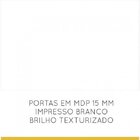 Armário Aéreo Condessa 2 Pt Branco E Nogal