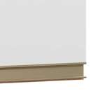 Armário Aéreo Cook 1 Pt Madeira E Branco 70 Cm