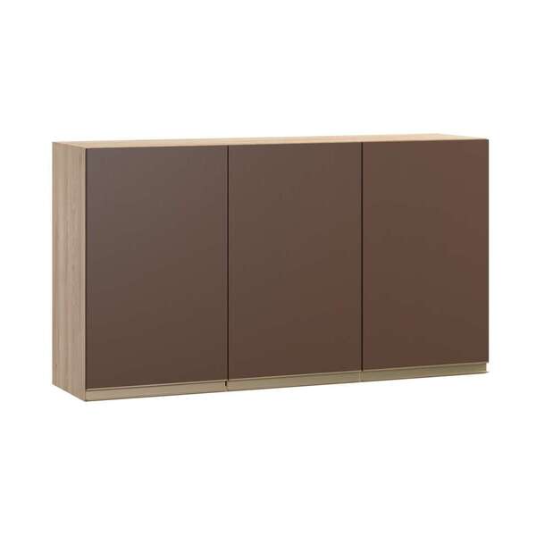 Armário Aéreo Cook L 3 Pt Aveiro E Oxid 120 Cm