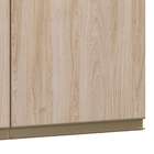 Armário Aéreo Cook L 3 Pt Madeira E Aveiro 120 Cm