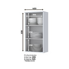 Armário Aéreo Cozinha 01 Porta 40 Cm Annecy