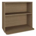 Armario Aereo Cozinha 100% Mdf 1 Porta Basculante E Nicho Mic