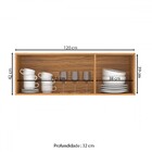 Armário Aéreo Cozinha 120 Cm 3 Portas Co6100 Ipê - Decibal