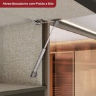 Armário Aéreo Cozinha 120 Cm Connect 1 Porta Ripado Duna/cris