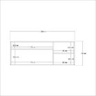 Armário Aéreo Cozinha 120 Cm Cs700 Acácia - Decibal Móveis