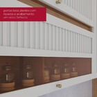 Armário Aéreo Cozinha 120 Cm Requinte 2 Portas Ripado Com Vid